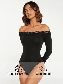 SHEIN BASICS Body de mujer - Negro - Ver 5
