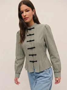 Nöista Women Blouses & Shirts - Olive Green - View 3