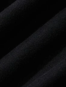 DAZY Men Polka Dot Print Tee - Black - View 6