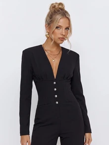 Avantive Women Jumpsuits - Black - View 6