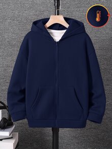 SHEIN 男童（大）衛衣 - 藏蓝色 - 查看 3