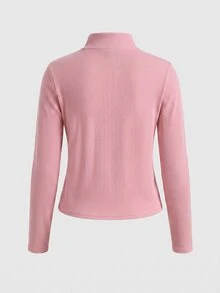 SHEIN Tween Girls Jackets - Pink - View 7