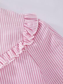 SHEIN Blusas Niñas (8-12) - Rosa - Ver 4