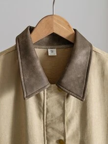 Teen Girls Jackets - Khaki - View 3