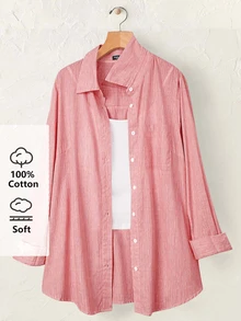 Rusticease Blusas Extra Grandes - Color caoba - Ver 3