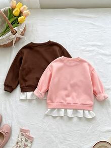 Young Girls Sweatshirts - Multicolor - View 2