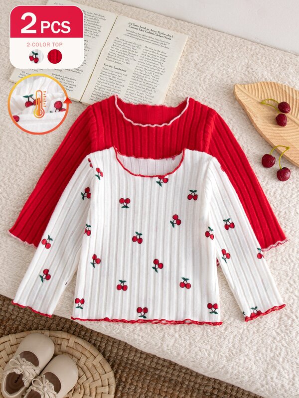 SHEIN Vintaside Kids ملابس علوية للأطفال البنات