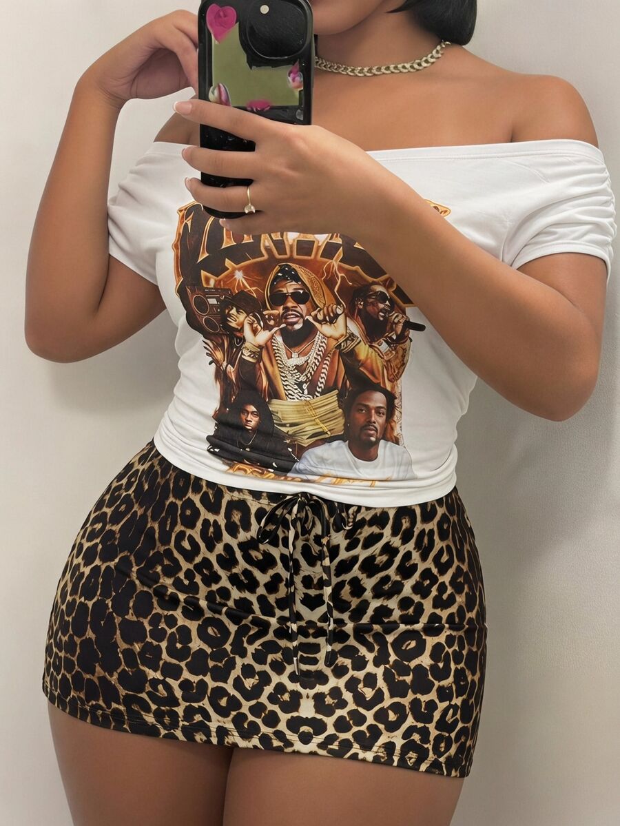 SHEIN SXY 大碼兩件套裝