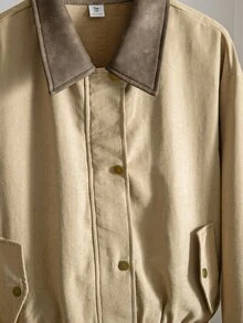 Teen Girls Jackets - Khaki - View 5