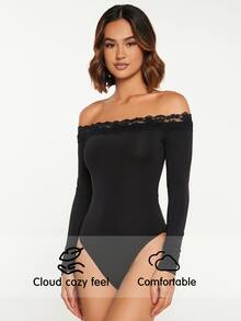 SHEIN BASICS Body de mujer - Negro - Ver 6