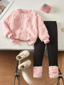 Koordinat Hoodie & Sweatshirt Anak Perempuan Muda - Baby Pink - View 3