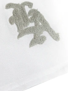 PAVTROS Men Letter Graphic Drawstring Waist Shorts - White - View 4