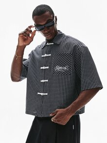 STYNVO Camisas  para hombre - Blanco y Negro - Ver 5