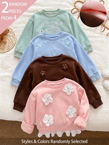 Young Girls Sweatshirts - Multicolor - View 4