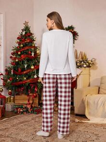 SHEIN Women Pajama Sets - Multicolor - View 3
