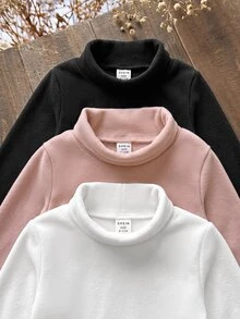 SHEIN 3件組女嬰上衣 - 彩色 - 查看 5