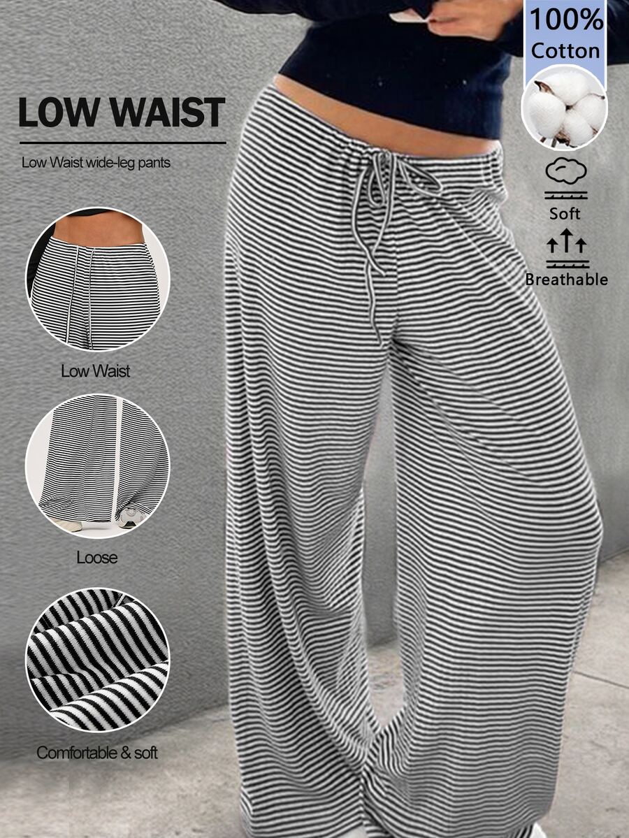 SHEIN BASICS 女士長褲 - 彩色 - 查看 1