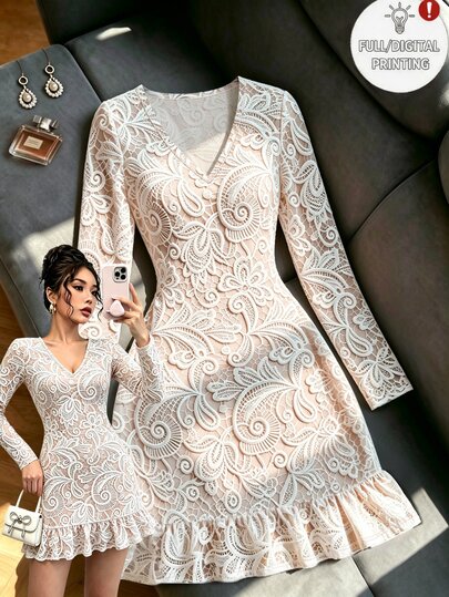 SHEIN Franclia Women Short Dresses