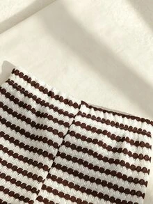 SHEIN 年輕女孩外套套裝 - 棕色 - 查看 7