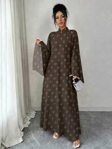 Rafferiza Women Maxi Dresses - Brown - View 3