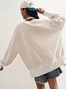 Bohemela Women Sweatshirts & Hoodies - Apricot - View 7