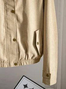 Teen Girls Jackets - Khaki - View 6