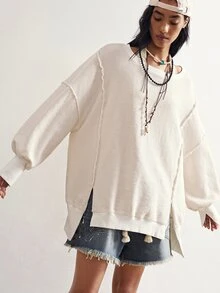 Bohemela Women Sweatshirts & Hoodies - Apricot - View 5