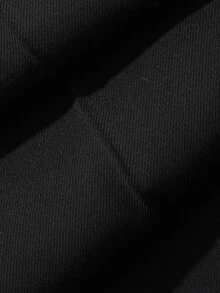 DAZY Solid Slant Pocket Straight Leg Pants - Black - View 7