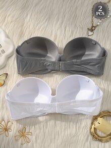 DesireSculpt 女士無肩帶胸罩 - 彩色 - 查看 2