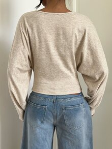 Aloruh Women T-Shirts - Apricot - View 2