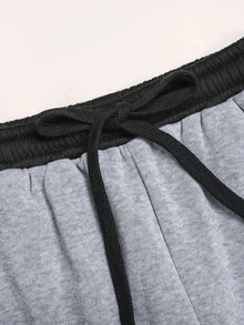 SHEIN Pantalones de Chándal Niñas (8-12) - Gris - Ver 5