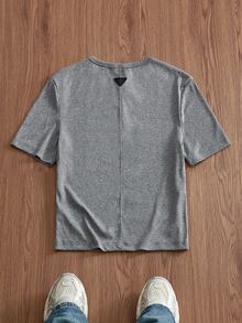 ESTAVOR Men T-Shirts - Grey - View 4