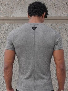 ESTAVOR Men T-Shirts - Grey - View 2