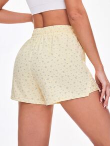 SHEIN Sovereign Charm Women Sports Shorts - Multicolor - View 2
