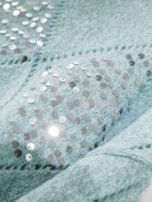 CosyJoli Plus Size Sweaters Fall - Blue - View 4