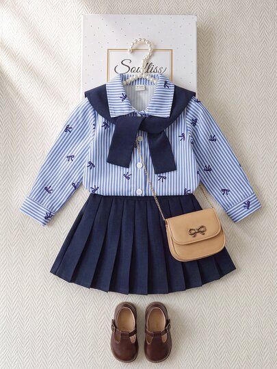 Souflis Baby Girls Shirt Co-Ords