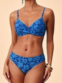 Travachic Women Bikini Sets - Blue - View 3