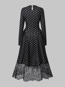 SHEIN Teen Girls Dresses - Black - View 2