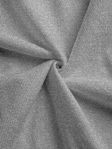 Core Aspect Men Striped Pattern Quarter Zip Knit Top - Grey - View 4