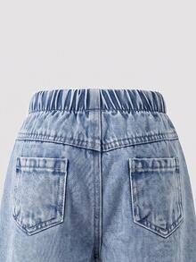 Baby Girls Denim - Light Wash - View 4