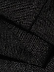 DAZY Teen Girl Solid Zip Side Split Hem Skort Fall - Black - View 7