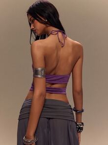 TypaGal Women Tops - Lilac Purple - View 3