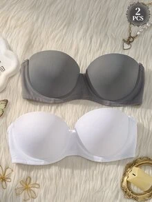 DesireSculpt 女士無肩帶胸罩 - 彩色 - 查看 1