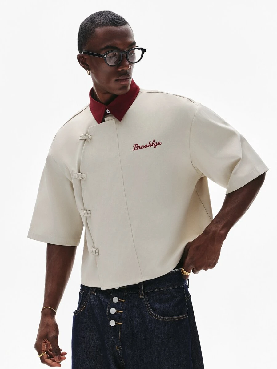 STYNVO Men Shirts - Apricot - View 1