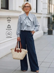 Offisola Blus & Kemeja Wanita Senior - MultiWarna - View 5
