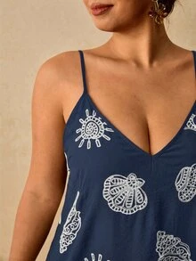 Travachic Vestidos Tallas Grandes - Azul - Ver 4