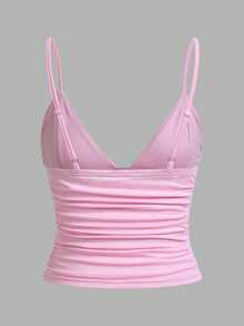 SHEIN EZwear 3件組女款背心與細肩帶上衣 - 彩色 - 查看 3