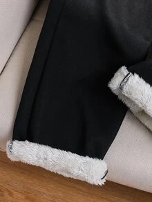 SHEIN Young Girls Pants - Black - View 4