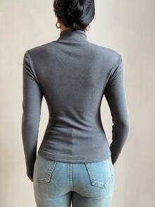 SHEIN BASICS 2 piezas de camisetas para mujer - Multicolor - Ver 2