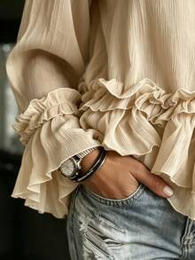 SHEIN Women Tops - Apricot - View 6